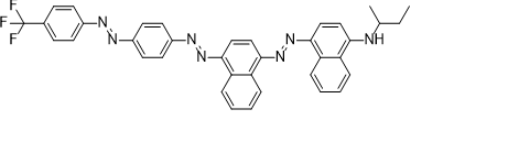 N-(sec-butyl)-4-((E)-(4-((E)-(4-((E)-(4-(trifluoromethyl)phenyl)diazenyl)phenyl)diazenyl)naphthalen-1-yl)diazenyl)naphthalen-1-amine