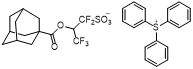 triphenylsulfonium 2-(1-adamantanecarbonyloxy)-1,1,3,3,3-pentafluoropropanesulfonate